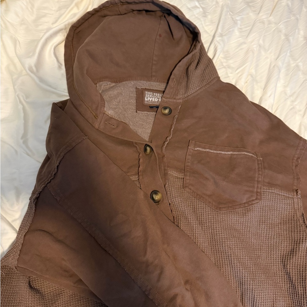 American Eagle Outfitters Brown Hoodie